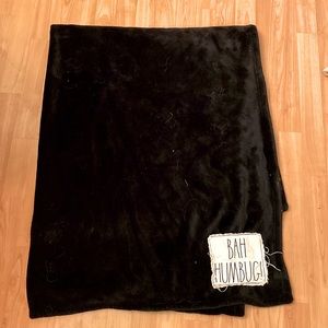 Rae dunn bah humbug blanket